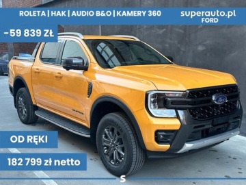 Ford Ranger VI Podwójna kabina 2.0 EcoBlue BI-TURBO 205KM 2026 Wildtrak 4x4 A10 2.0 205KM