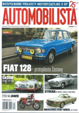 AUTOMOBILISTA 2/2024 (284) FIAT 128 - protoplasta Zastavy