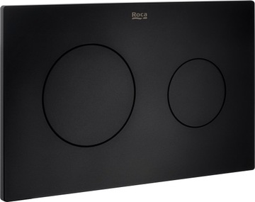 PRZYCISK SPŁUKUJĄCY CZARNY MATOWY ROCA PL10