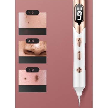 Портативный портативный компьютер с веснушками, бородавками, темными пятнами