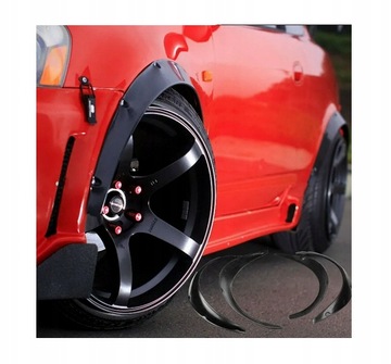 Универсальные расширители колесных арок ABS +4 см.