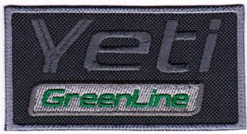 VAR Naszywka SKODA Yeti GreenLine 11 x 5 cm szara