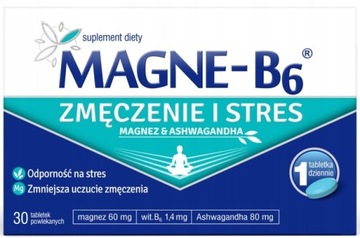 Magne-B6 Zmęczenie i Stres, 30 tabletek powlekanych