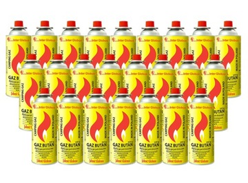 GAZ KARTUSZ NABÓJ GAZOWY DO KUCHENKI PALNIKA 400ml X24
