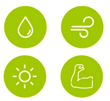 MATA PVC OSŁONOWA BALKONOWA NA TARAS 120x500 cm