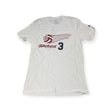 Koszulka męska biała Adidas USA Volleyball 3 M