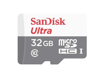 SanDisk Ultra microSDHC 32 ГБ, 100 МБ/с, класс 10 UHS-