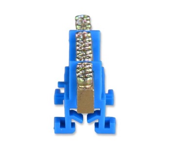 Полоса защитная 15-мод. низкая 15х16мм2 синяя.