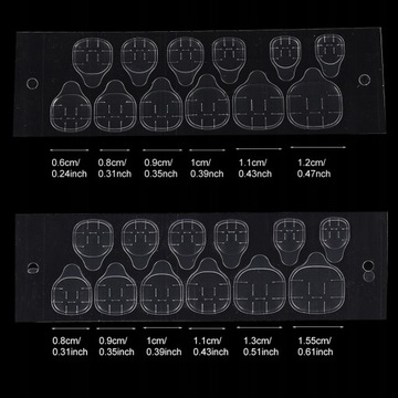 50 ШТ. ДВУСТОРОННИЕ НАКЛЕЙКИ ДЛЯ НОГТЕЙ