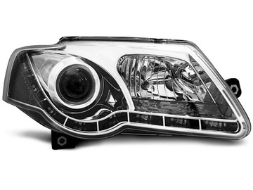 Lampy przód VW PASSAT B6 3C CHROM LED diodowe nowe