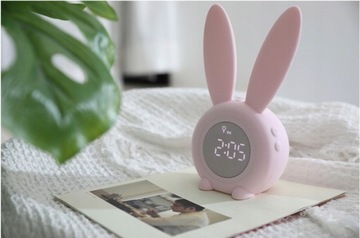 СВЕТОДИОДНЫЙ НОЧНИК С БУДИЛЬНИКОМ CARTOON RABBIT