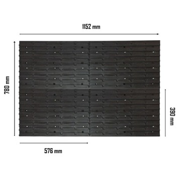 ИНСТРУМЕНТАЛЬНАЯ ДОСКА ДЛЯ МАСТЕРСКОЙ 115x78см 38 лотков
