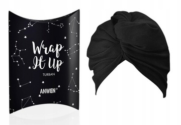 Тюрбан для волос Anwen Wrap It Up Черный