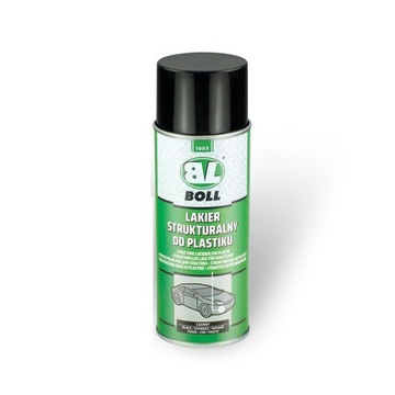 BOLL | Lakier strukturalny do plastiku 400ml Czarny
