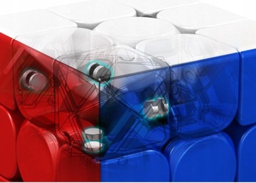 НАБОР МАГНИТНЫХ КУБИКОВ 3x3x3 ПИРАМИНА X M ЧЕРНЫЙ КУБ 3x3 СКОРОСТНАЯ ПИРАМИДА