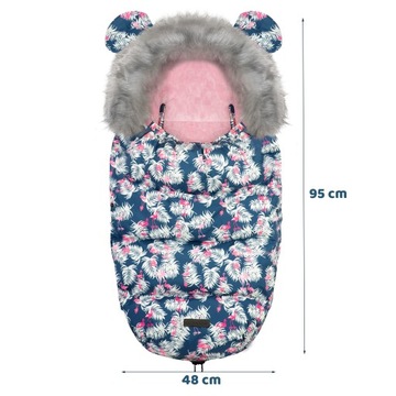 ДЕТСКИЙ СПАЛЬНИК ДЛЯ КОЛЯСКИ, САНОК, СИДЕНЬЯ, ТЕПЛЫЙ, ПЛОТНЫЙ, ЗИМНИЙ С МЕХОМ