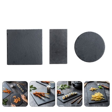 3 шт. ДОМАШНИЙ КАМЕННЫЙ ПОДНОС ДЛЯ СУШИ, ПРАКТИЧЕСКИЙ СТЕЙК
