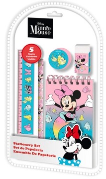 Zestaw piśmienniczy MYSZKA MINNIE 5 elementów