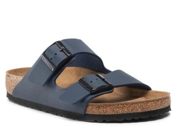 Klapki Męskie Birkenstock 0051751 ARIZONA BF Granatowe 42