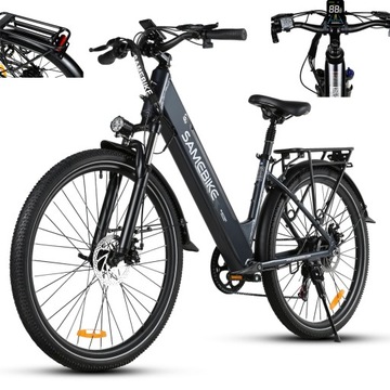 Damski/Mężczyzna Rower Elektryczny Samebike 500W 15AH 27.5
