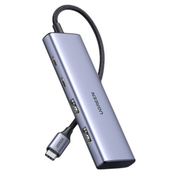 АДАПТЕР UGREEN HUB НАДЕЖНЫЙ МНОГОФУНКЦИОНАЛЬНЫЙ USB C НА 2 x USB A / 2 x USB-C