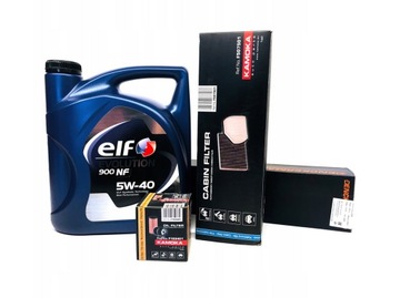 OLEJ 5W40 ELF EVO NF 4L + 3 FILTRY BERLINGO 1.6