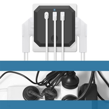 РОЗЕТКИ CUBE РОЗЕТКИ CUBE с 2x USB, USB-C 7-в-1