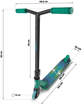 Самокат для трюков ABEC-9 SOKE GO!