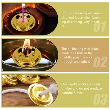 Подставка для масляной лампы с фитилем и парафиновым маслом.