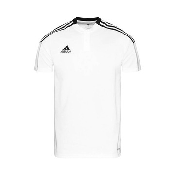 Koszulka Polo Adidas TIRO 21 biała r. XL