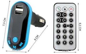 АВТОМОБИЛЬНАЯ ТРАНСМИШЕРА. T4913 2XUSB BLUETOOTH МИКРО SD