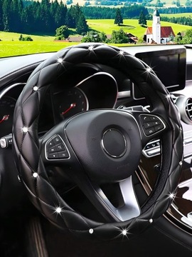 ЧЕХОЛ НА РУЛЬ УДОБНЫЙ ЧЕХОЛ ИЗ ПРЕМИАЛЬНОЙ ЭКОКОЖИ С БАЙЕТКАМИ