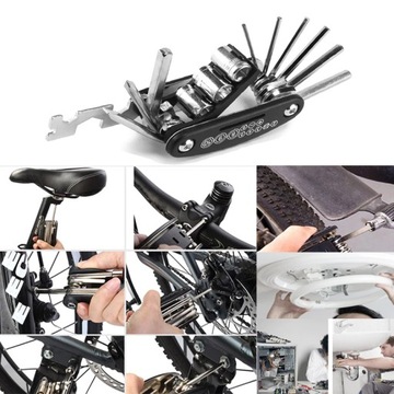 НАБОР КЛЮЧЕВЫХ КЛЮЧЕЙ MULTITOOL ДЛЯ ВЕЛОСИПЕДА 16 В 1