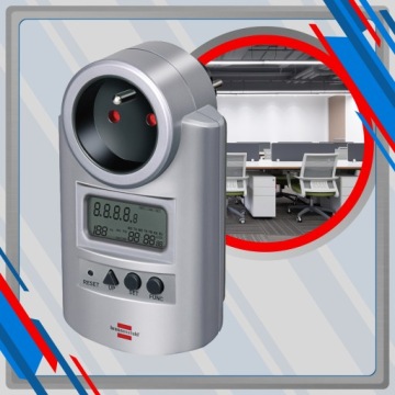 СЧЕТЧИК ПОТРЕБЛЕНИЯ ЭНЕРГИИ Primera Line PM 231 BRENNENSTUHL + АККУМУЛЯТОРЫ