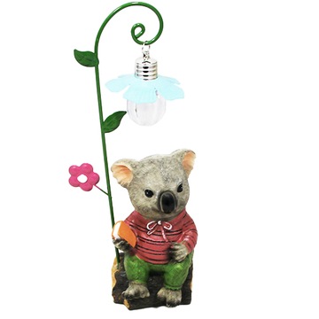 FIGURKA Z LAMPKA LED OGRDOWA LAMPA KOALA nocna lampka