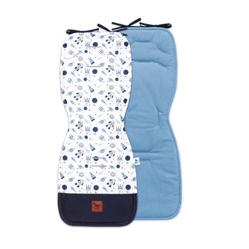 Двусторонний вкладыш в коляску Magic Space с бархатными джинсами