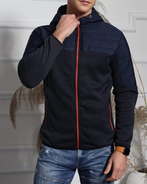 Мужские повседневные толстовки на молнии с длинными рукавами