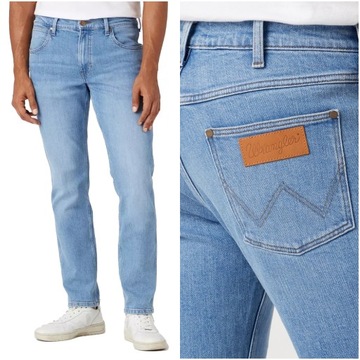 WRANGLER GREENSBORO MĘSKIE SPODNIE JEANSY W38 L34