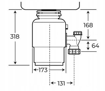 ИЗМЕЛЬЧИТЕЛЬ ДЛЯ МУСОРА TR 550