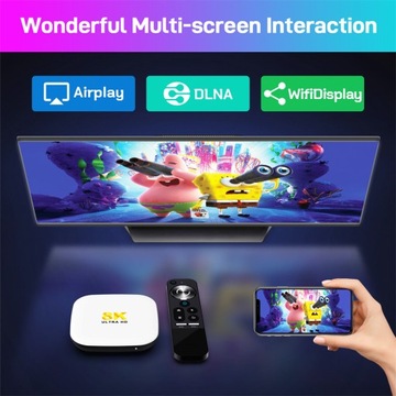 H96 MAX M2 Android 13 Dekoder TV WiFi6 2G 16 GB