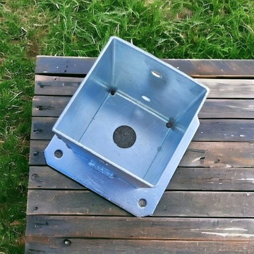 БОЛТОВОЕ ОСНОВАНИЕ СТОЙКИ 9х9см ПРОЧНЫЙ АНКЕРНЫЙ КРОНШТЕЙН ТОЛЩИНОЙ 90х90мм PL