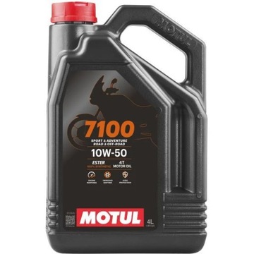 OLEJ SILNIKOWY MOTUL 7100 10W50 4T 4L ORYGINAŁ