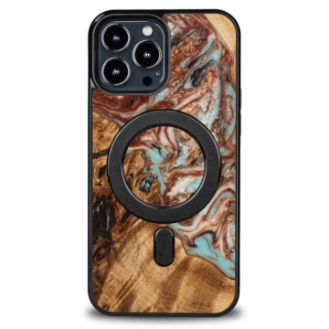 Pouzdro Bewood Unique pro iPhone 13 Pro Max Planety Jupiter s MagSafe