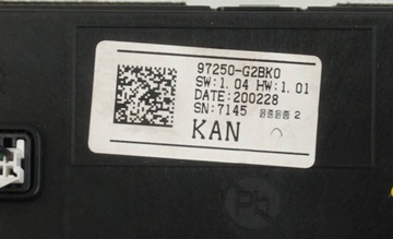 PANEL KLIMATIZACE HYUNDAI IONIQ 97250-G2BK0