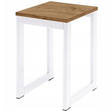 Stoły Taboret 45cm Loft BIAŁY 5-Kolorów Taborety