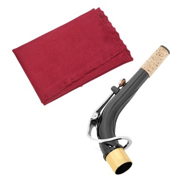 Część instrumentu gryfowego saksofonu altowego Trwały mosiądz do srebra z tkaniną