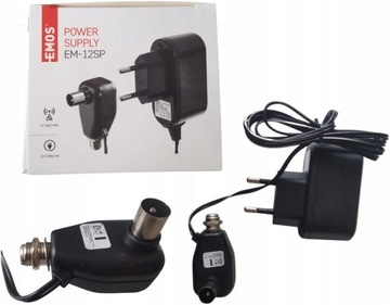 Zasilacz antenowy elektroniczny EMOS z gniazdem F
