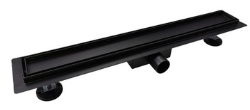 ODPŁYW LINIOWY CZARNY MAT DWUSTRONNY 70 cm