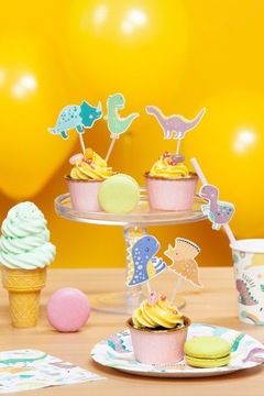 Топпер с динозавром, украшение для торта на день рождения, динозавр