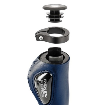 Удобные ручки Велосипедные ручки Велосипедные ручки Противоскользящая Прочная ЭКО-КОЖА